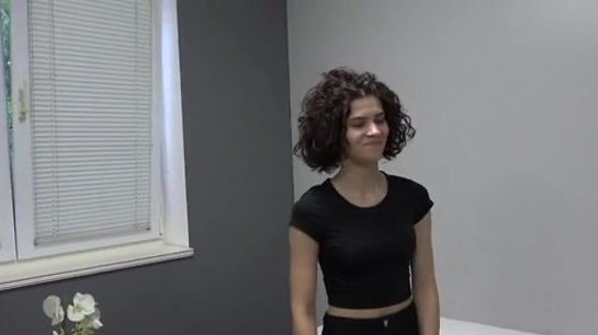 Shy Curly Girl's First Czech Casting Turns Into Wild Sex!