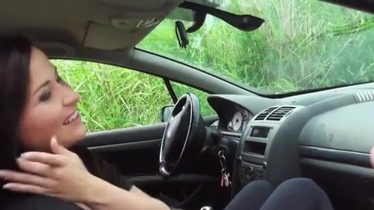 He Offers His Sexy Hitchhiker Hot Outdoor Sex!