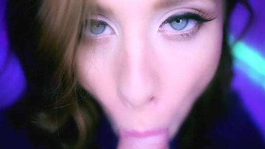 Sexy Brunette Licks And Deepthroats His Cock With Her Sweet Mouth!