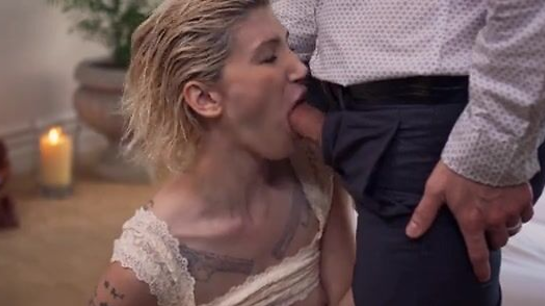 Brutal Stud Rips Her Panties Apart And Destroys Her Pussy In Rough Sex!