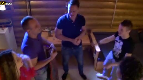 Wild Sex Party At The Dacha With DJ And Spin The Bottle
