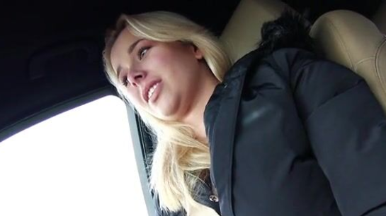 Happy Slut Strips Her Bra For Hot Sex In The BMW