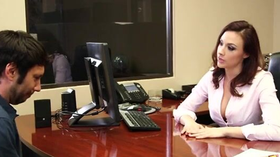 Boss Lady Flashes Big Tits And Tight Pussy In Office!