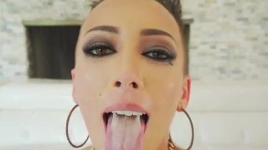 Oiled Slut Teases BBC With Her Shiny Ass!