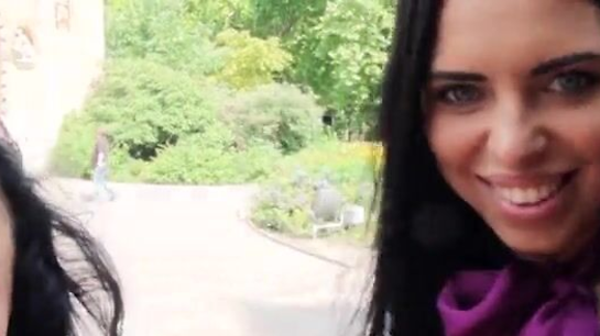 Wild Brunettes Get Fucked Hard Outdoors By Pickup Artist!