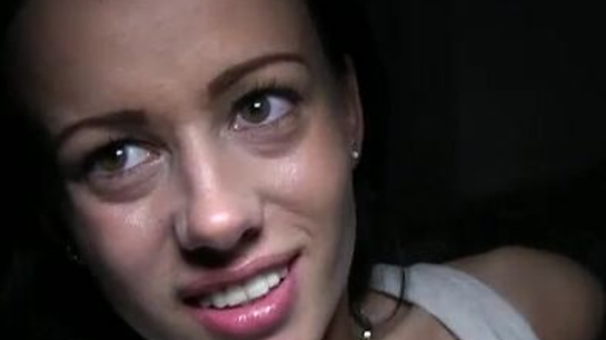 Cute Brunette Sucks And Fucks For Money In Underground Parking