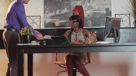 Boss Roughly Fucks His Hot Latina Secretary