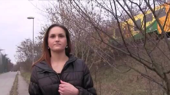 Hot Stranger Fucks For Cash Outdoors!