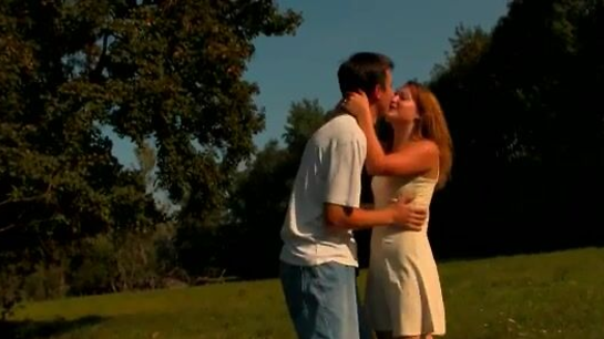 College Students Kiss And Fuck Passionately On The Lawn!
