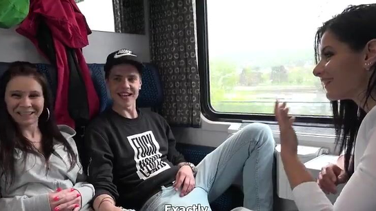 Couple Offers Cash For Wild Sex With Young Pair In Train Cabin