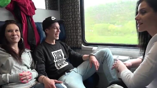 Couple Offers Cash For Wild Sex With Young Pair In Train Cabin