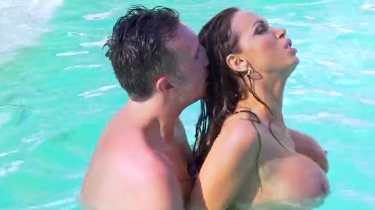 Hot Anal Sex In The Pool With A Sexy Slut!