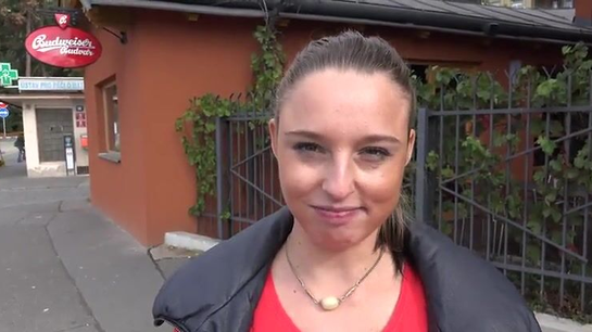 Paid Pregnant Czech Girl For Hot Outdoor Fuck!
