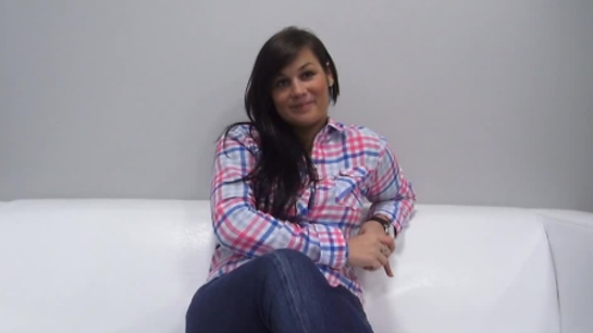 Broke Brunette Shows Up To Casting Just For Quick Cash!