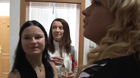 Czech Swingers Get Drunk On Champagne At Group Sex Orgy!
