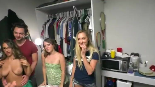 American College Ping Pong Party Turns Into Wild Orgy!