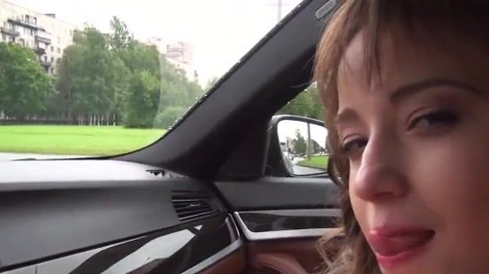Russian College Girl Skips Class To Get Fucked In Luxury BMW!
