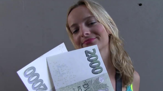 Czech Girl Loves Easy Money So Much She Fucks For Cash!