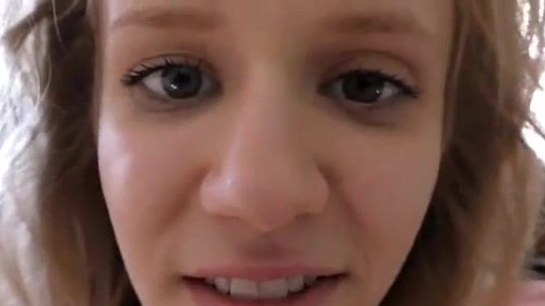 Cute Blonde Gets Fucked At Her First Porn Casting!