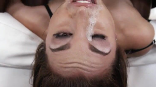 Juicy Brunette Sucks Long Black Cock In Different Positions!