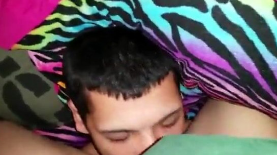 She Spread Her Tender Legs And Let Him Eat Her Pussy While Filming On Her Phone!