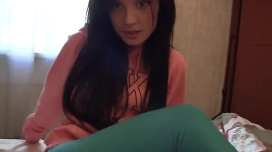 Cute Russian girl Julia gets fucked hard in a cheap St. Petersburg hotel!