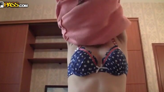 Cute Russian girl Julia gets fucked hard in a cheap St. Petersburg hotel!