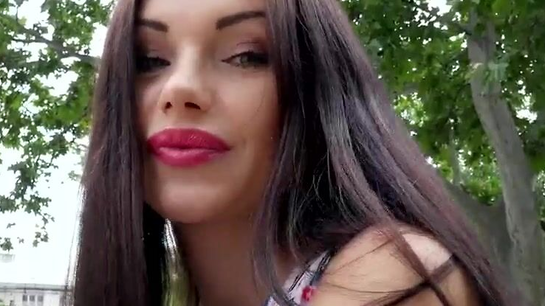 Picked Up Beautiful Prague Girl For Public Park Fuck!