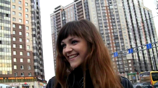 Guys Seduce Bratty City Girl For Cash Sex!