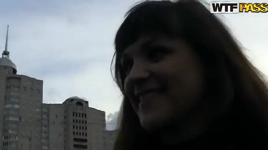 Guys Seduce Bratty City Girl For Cash Sex!