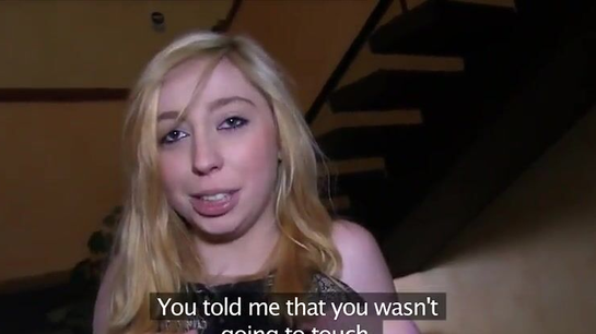 Average Student Fucked For Money In The Building Entrance!