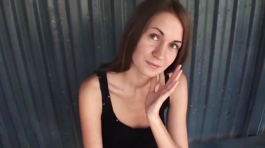 Russian Dudes Met A Cute Girl At The Bus Stop And Fucked Her Easy!