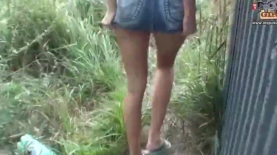 Russian Dudes Met A Cute Girl At The Bus Stop And Fucked Her Easy!