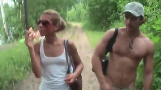 Pickup Artists Gave A Girl A Smoke And Fucked Her Hard In The Bushes!