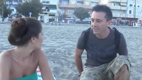 Spanish Guys Picked Up A Ukrainian Tourist On The Beach And Fucked Her Senseless!