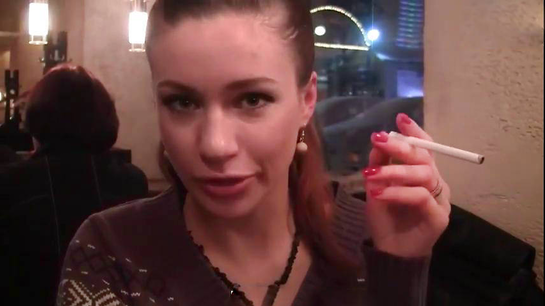Smoking Hot Slut Agreed To Fuck For Cash Right In The Restaurant Bathroom!