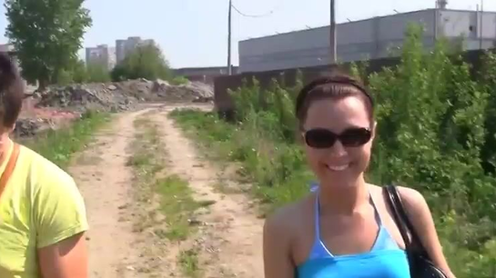 Russian Pickup Guys Took A Hot Girl To The River For Wild Summer Sex!