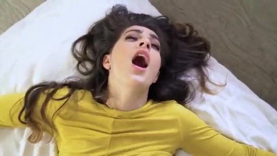 Horny Stepdad Sneaks Under His Sleeping Stepdaughter's Panties...