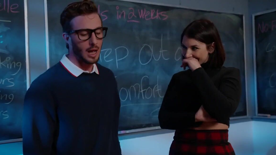 Sexy Teacher Bends Over And Lets Student Fuck Her