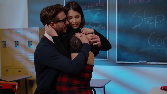 Sexy Teacher Bends Over And Lets Student Fuck Her