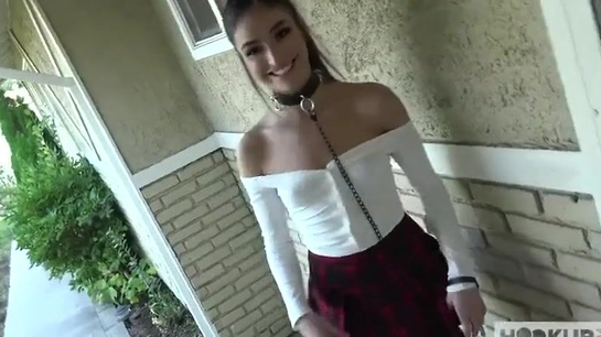 She Came To Neighbor's For Rough Sex And Deep Anal