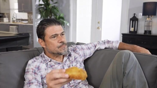 Wife Cheats With Husband's Best Friend While He Watches Football!