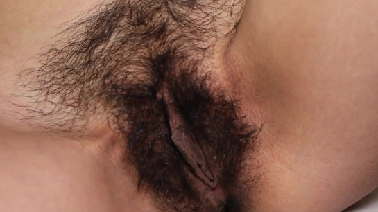 Shy Girl With Hairy Bush Sweetly Poses On Camera!