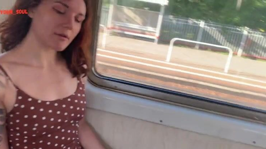 Russian Girl Masturbating In Public Train