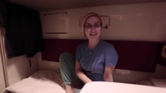 Pussy Licking And Hard Sex With Train Neighbor