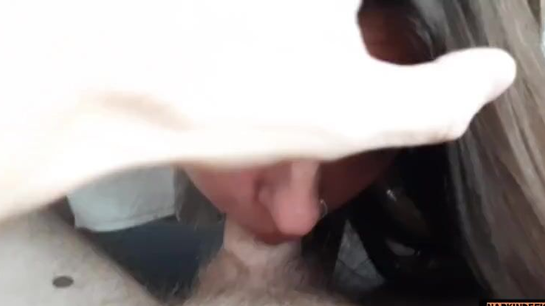 She Seduced Him With A Blowjob In Sexy Pantyhose!