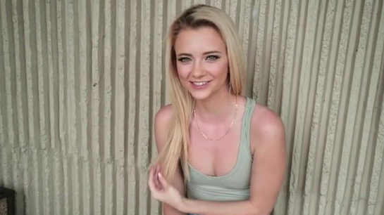 Stranger Fucked A Cute Blonde For Cash - Real Dirty Talk!