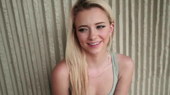 Stranger Fucked A Cute Blonde For Cash - Real Dirty Talk!