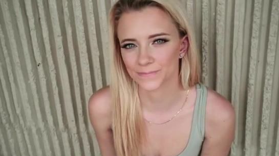 Stranger Fucked A Cute Blonde For Cash - Real Dirty Talk!