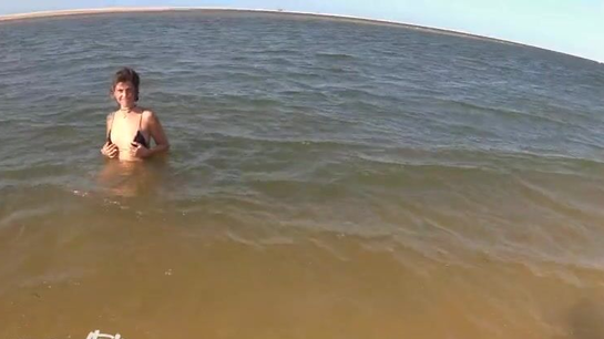 Loving Couple Fucking Passionately On A Deserted Beach!
